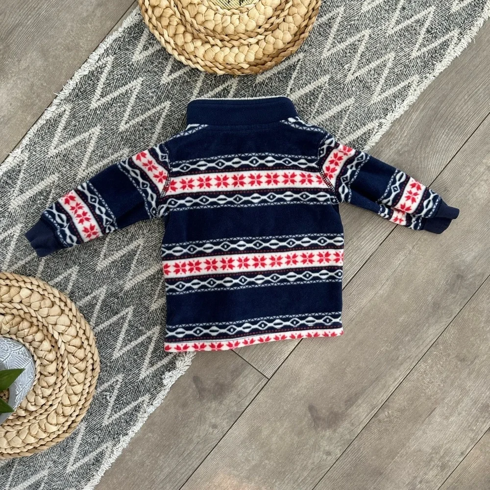 Carter's Baby Boy Winter Aztec Western Holiday Fleece Sweater Pullover 6 Months
